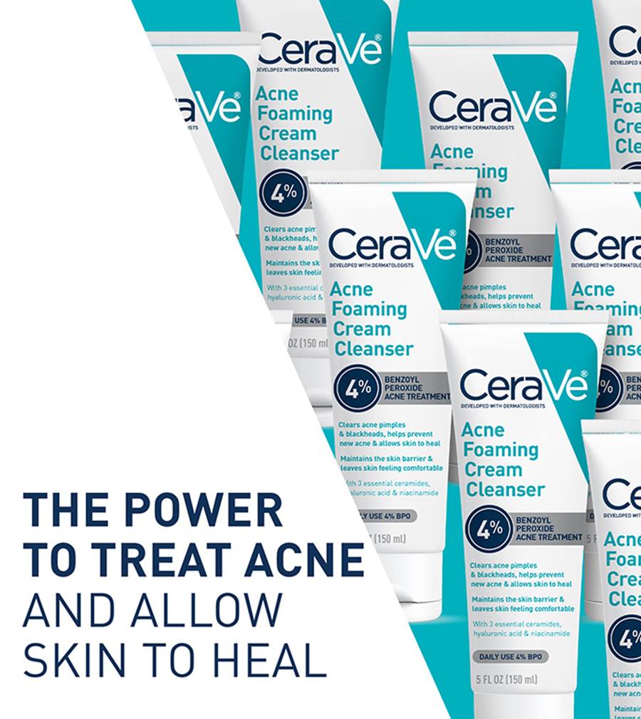 CeraVe Acne Foaming Cream Cleanser