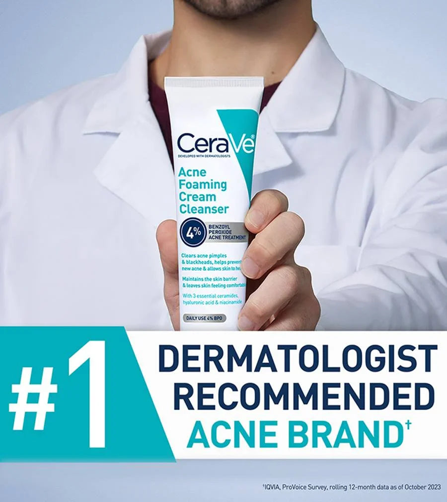 CeraVe Acne Foaming Cream Cleanser